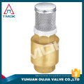 stainless steel sanitary check valve handel with filter union forged brass body with onw way high pressure NPT threaded connecti